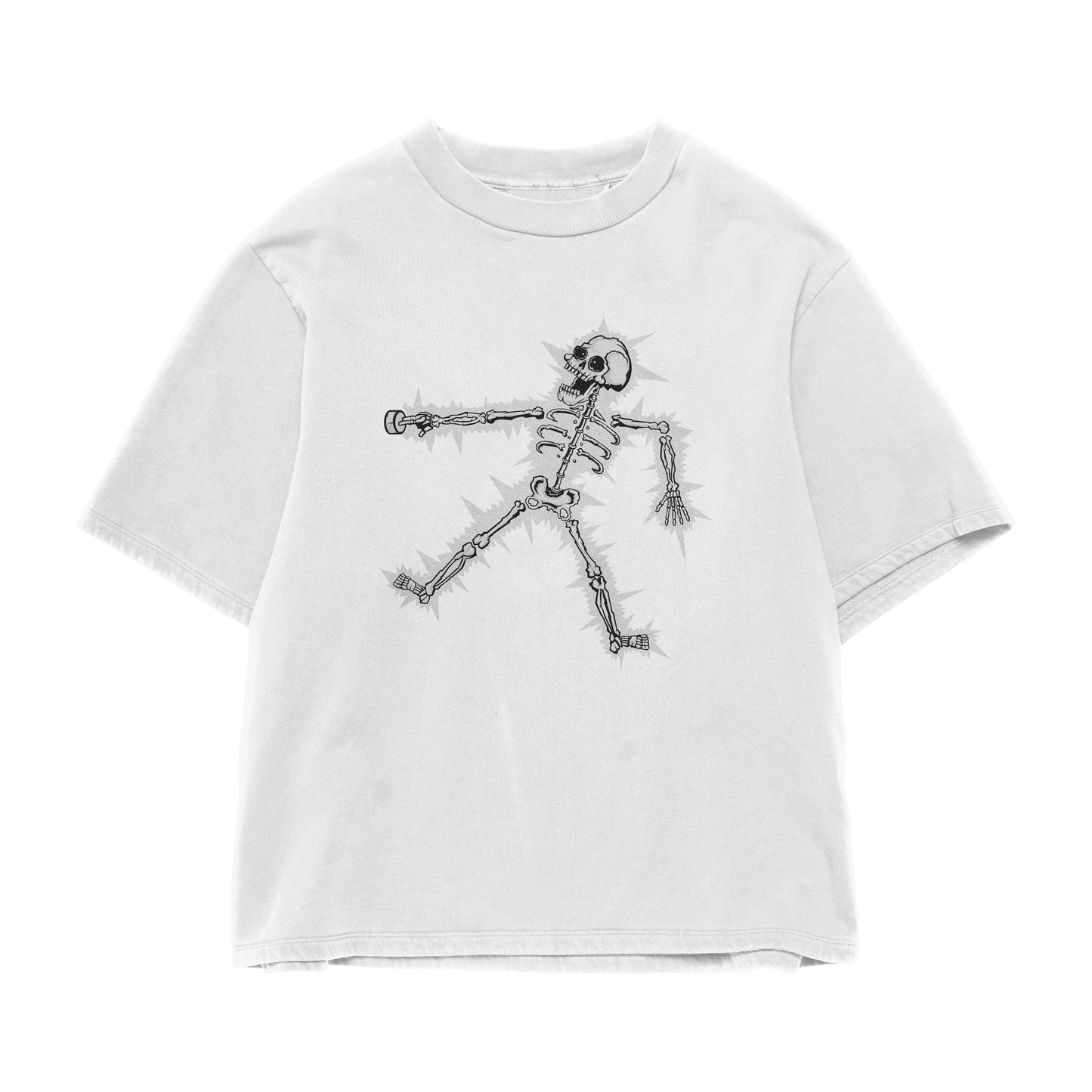 White Skele Revamp Tee